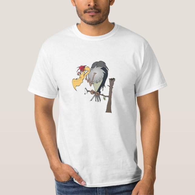 Camiseta buitre divertido hambriento (Anverso)