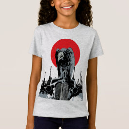 Camiseta Buitre en Coche Antiguo con Sol Rojo