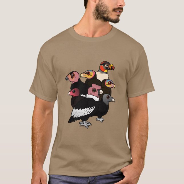 Camiseta Buitres de nuevo mundo (Anverso)