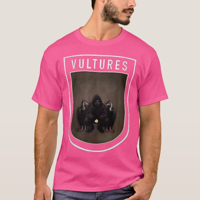 Camiseta Buitres. Rap. Hip Hop. Oeste. (Anverso)