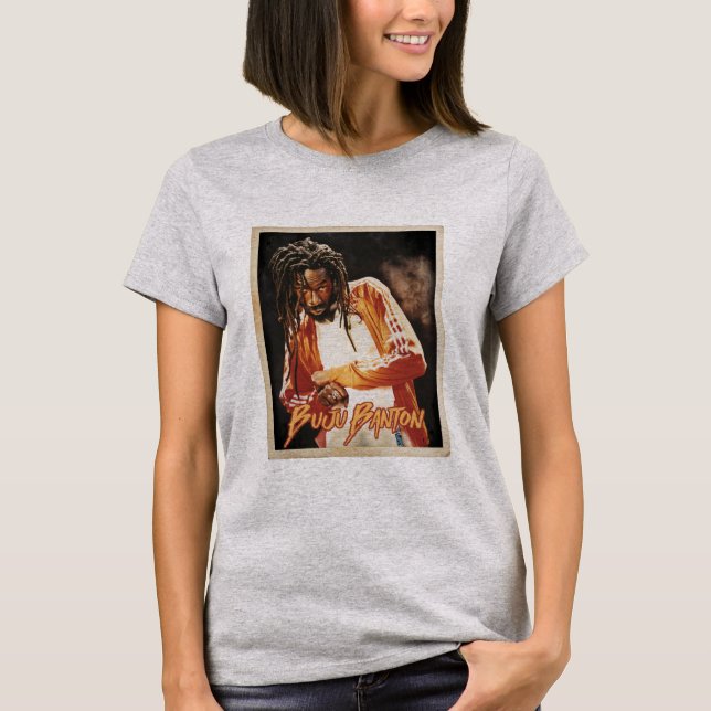 Camiseta Buju Banton - Reggae Rastafari Roots Damen Shirt (Anverso)