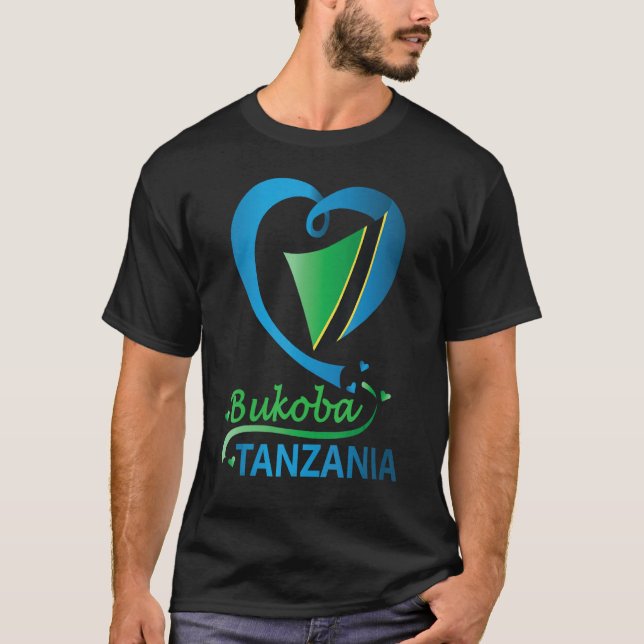 Camiseta Bukoba Tanzania Flag Tanzanian Men Women (Anverso)