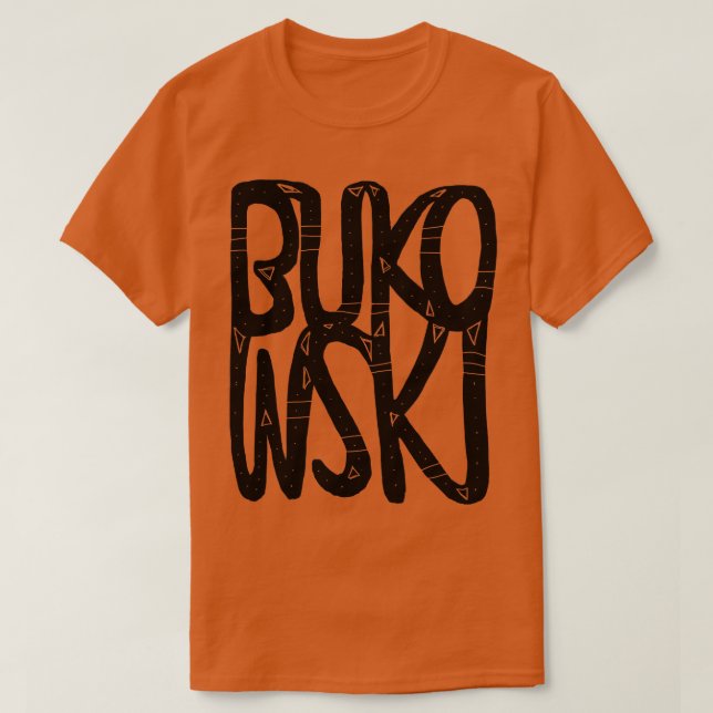 Camiseta Bukowski (Diseño del anverso)