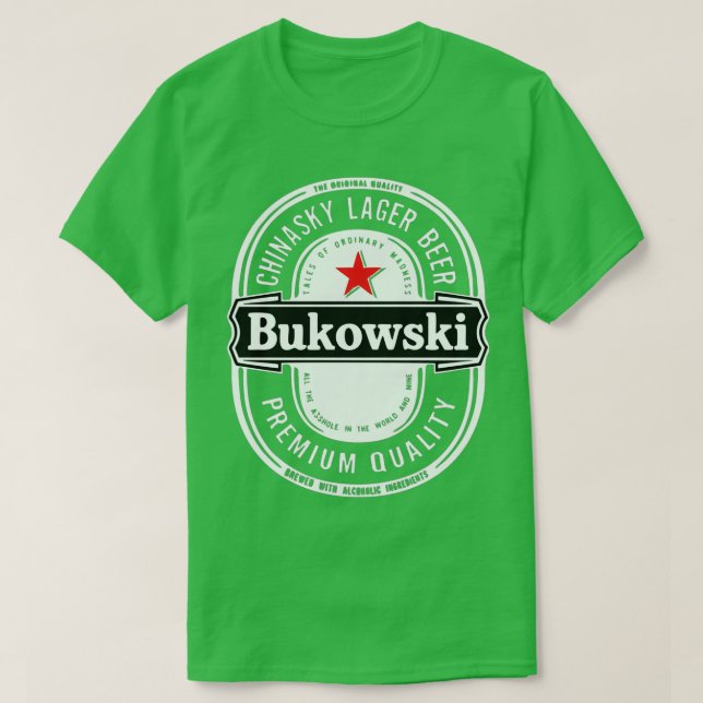 Camiseta Bukowski (Diseño del anverso)