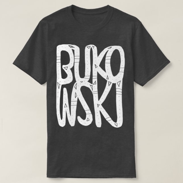 Camiseta Bukowski 1 (Diseño del anverso)