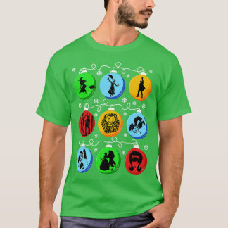 Camiseta Bulbos de Navidades de Broadway