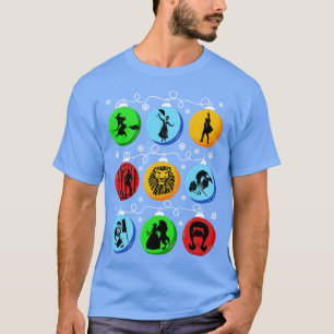 Camiseta Bulbos de Navidades de Broadway