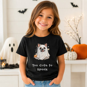 Camiseta Buldog Francés Lindo Fantasma de Halloween