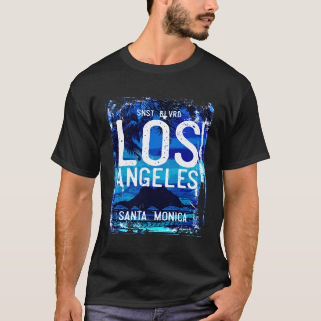 Camiseta Bulevar de Los Ángeles Santa Mónica (Anverso)