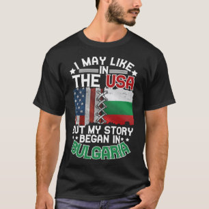 Camiseta Bulgaria Bandera Americana Estados Unidos Roots bú