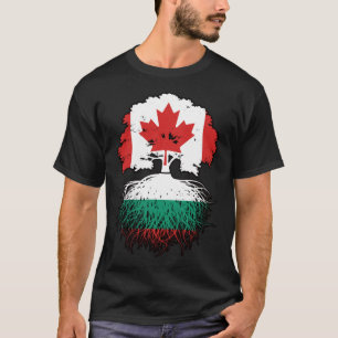 Camiseta Bulgaria Bandera de raíces de árbol canadiense búl