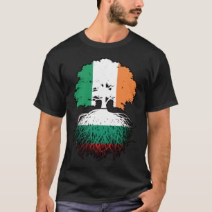 Camiseta Bulgaria Bandera de raíces de árboles de Irlanda b
