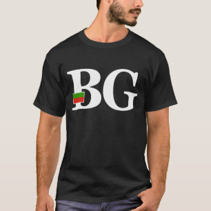 Camiseta Bulgaria Bandera e Iniciales por País