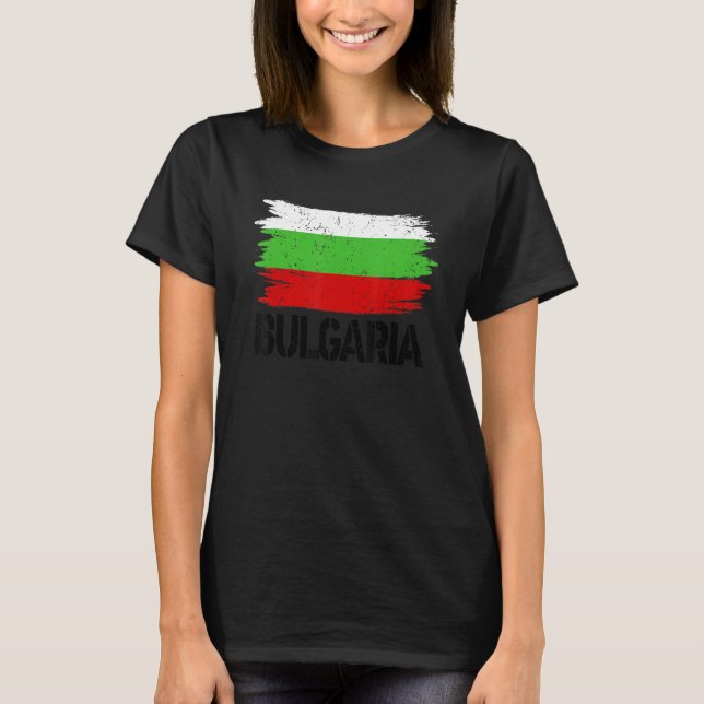 Camiseta Bulgaria Bandera Las Raíces Búlgaras Ventilan Bo (Anverso)
