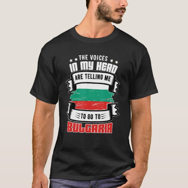Camiseta Bulgaria En Mi Cabeza (Anverso)