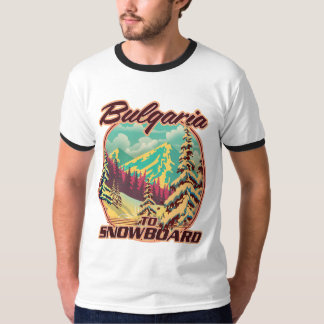 Camiseta Bulgaria para Snowboard