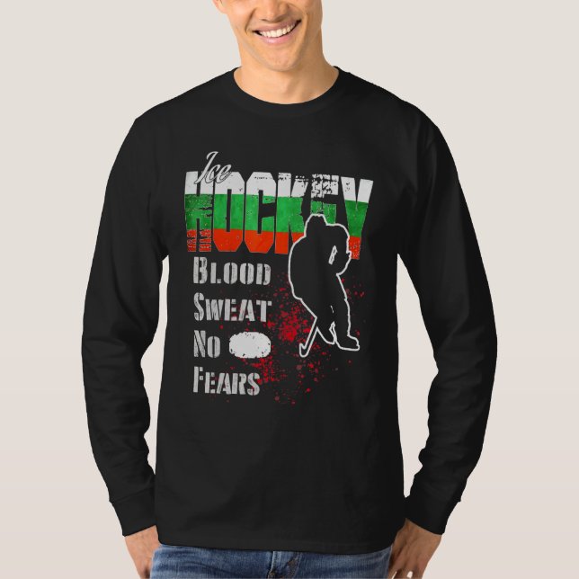 Camiseta Bulgaria Partidario sudor de sangre sin miedo Hock (Anverso)