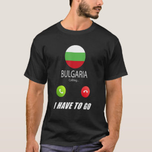 Camiseta Bulgaria: Recuerdo de bandera Bulgaria llama