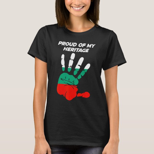 Camiseta Bulgarian Flag Printed Palm (Anverso)