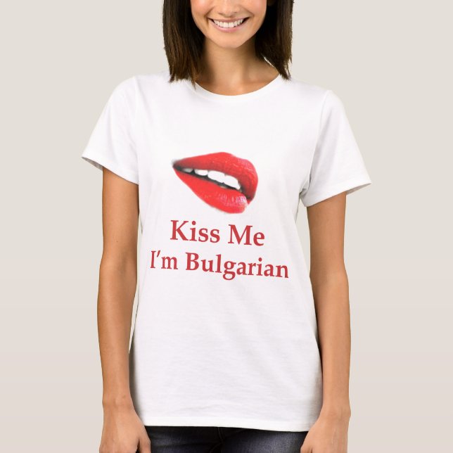 Camiseta Búlgaro del beso (Anverso)
