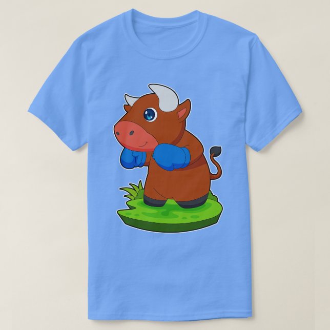 Camiseta Bull Boxer Guantes de boxeo Boxeo (Diseño del anverso)