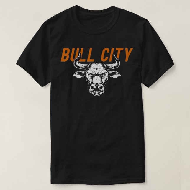 Camiseta Bull City Durham NC 919 North Carolina Bull Head M (Diseño del anverso)