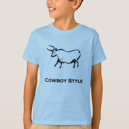 Camiseta Bull Cowboy Style Black