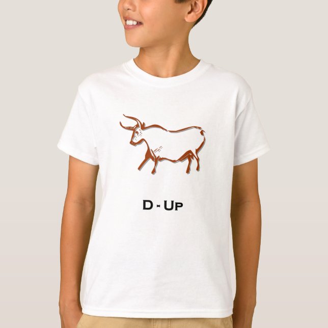 Camiseta Bull D Up Brown (Anverso)