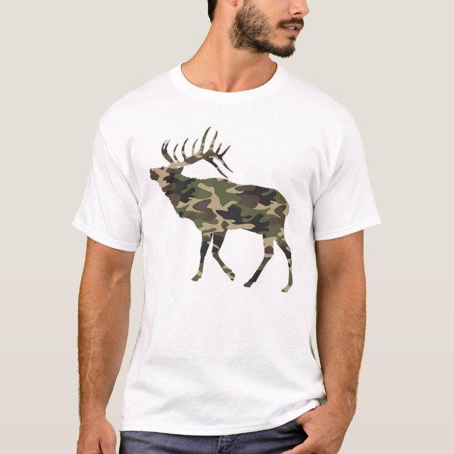 Camiseta Bull Elk Camo (Anverso)