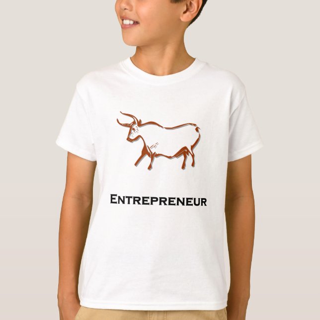 Camiseta Bull Entrepreneur Brown (Anverso)