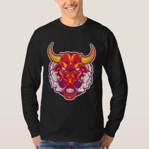 Camiseta Bull Ferocious Beast Wild Animal Bullfighter Anim
