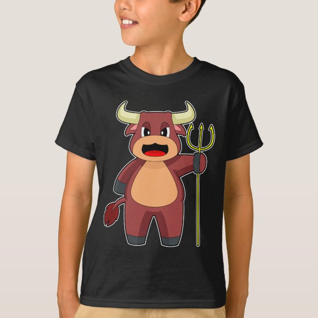 Camiseta Bull Halloween Devil (Anverso)