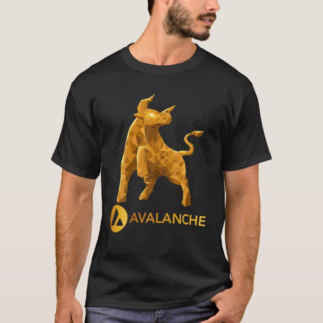 Camiseta Bull Market Avalanche AVAX Coin To The Moon Crypto (Anverso)