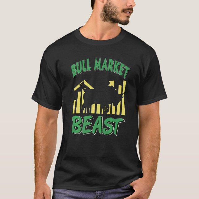 Camiseta Bull Market Beast Guay Investor Presente (Anverso)