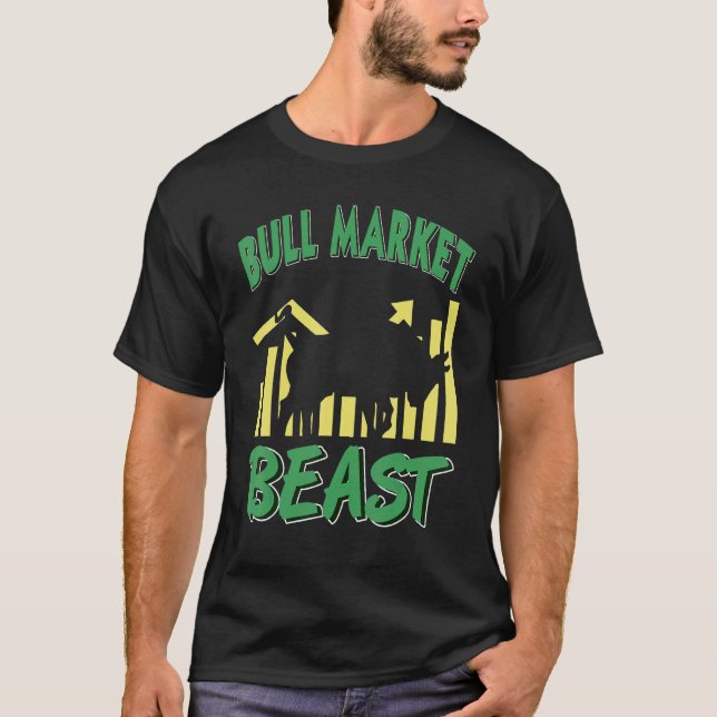 Camiseta Bull Market Beast Guay Investor Presente (Anverso)