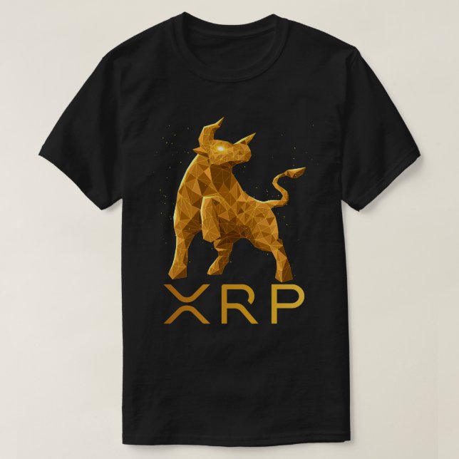 Camiseta Bull Market Ripple XRP Crypto Coin HODL (Diseño del anverso)