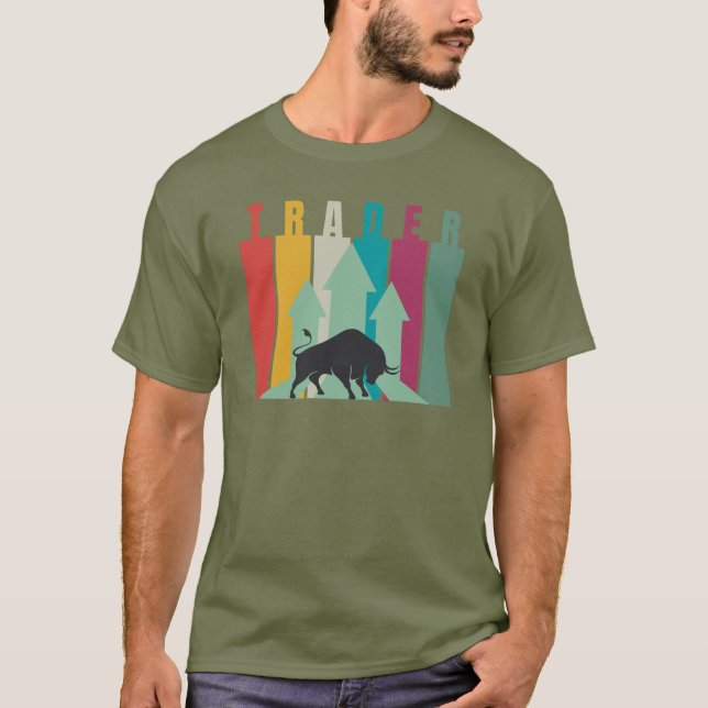 Camiseta Bull market Trader | Simple design  (Anverso)