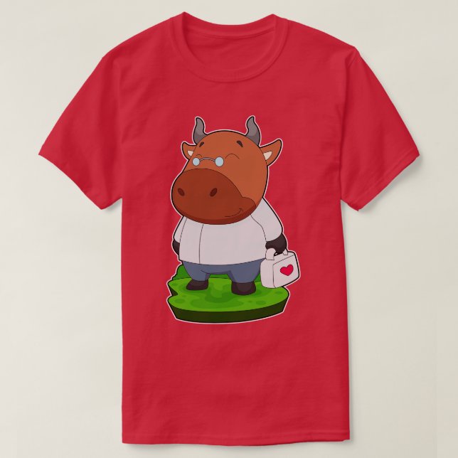 Camiseta Bull Médica Kit de primeros auxilios (Diseño del anverso)