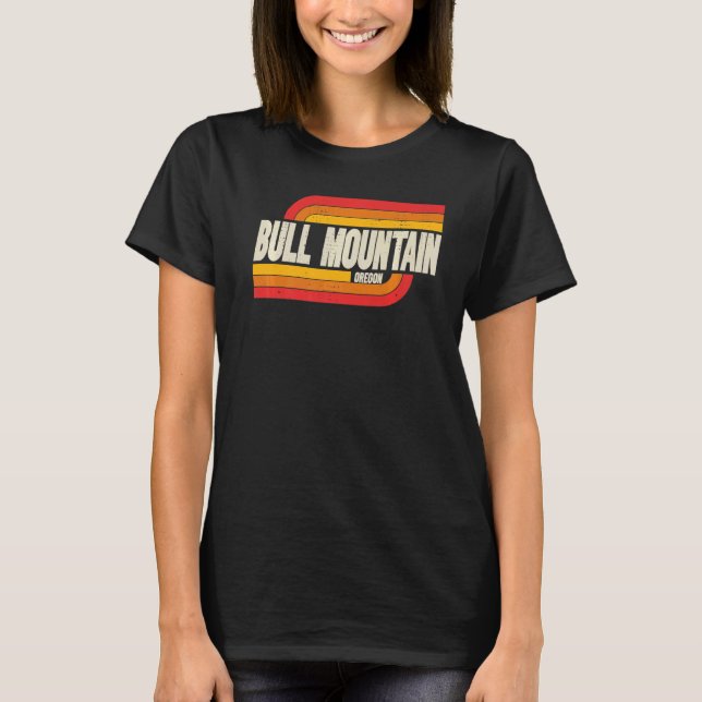 Camiseta Bull Mountain Oregon O City Vintage (Anverso)
