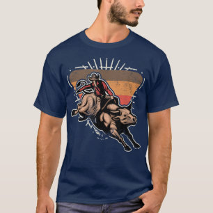 Camiseta Bull Rider Rodeo Lover Bull Rige Ventilador