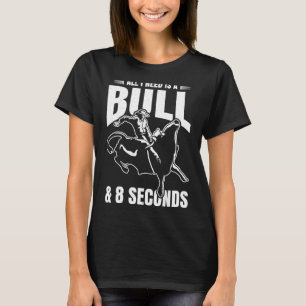 Camiseta Bull Riding Para El Futuro Del Ataque De Rodeo De 