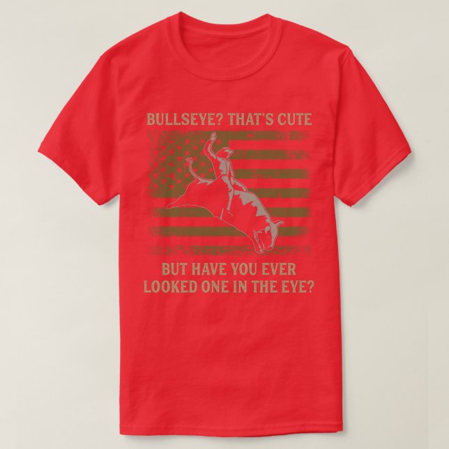 Camiseta Bull Riding Rodeo Bull Rider Western Cowboy Funny (Diseño del anverso)