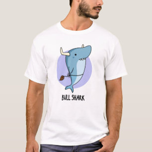 Camiseta Bull Shark divertido animal tiburón Pun