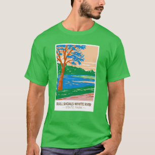 Camiseta Bull Shoals White River State Park Arkansas Vintag