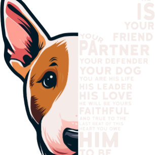 Camiseta Bull Terrier a tu socio de vida