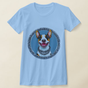 Camiseta 🐶 Bull Terrier Adorable Estilo Hogareño Cachorro 