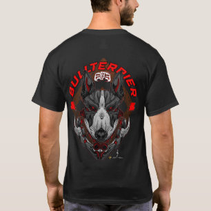 Camiseta BULL TERRIER Cyberpunk Samurai Elite