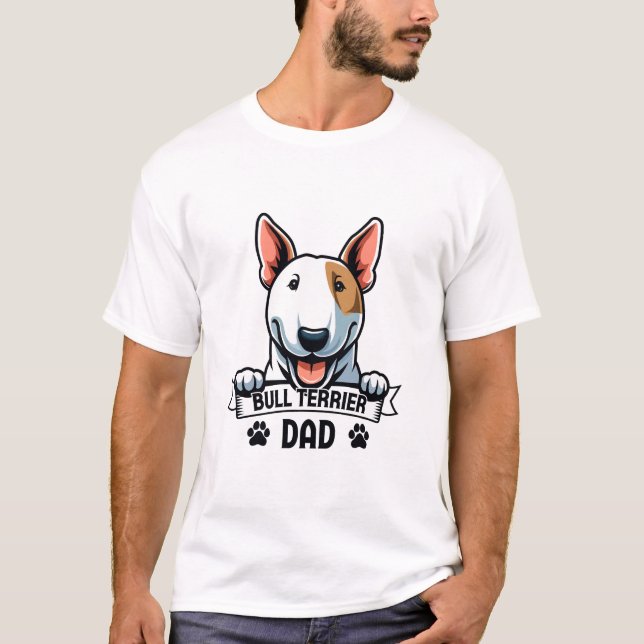 Camiseta Bull Terrier Dad (Anverso)