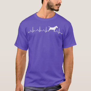 Camiseta Bull Terrier Dog Heartbeat EKG Funny Dog Mom T-Shi