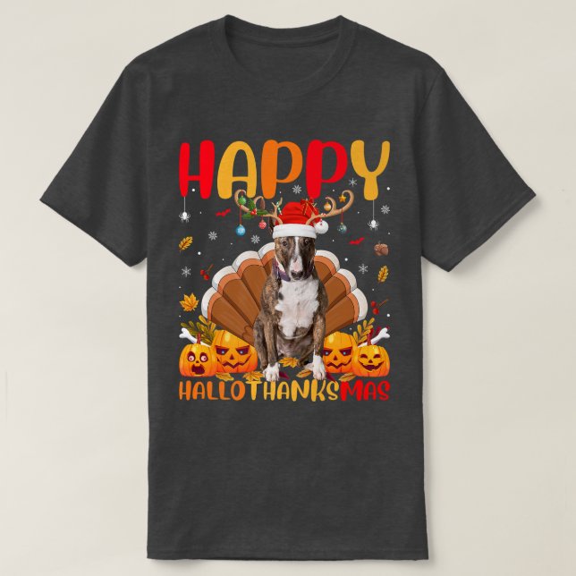 Camiseta Bull Terrier Dog Lover Funny Bull Terrier Hola Tha (Diseño del anverso)